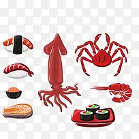 各类海鲜食物-空若网 各类海鲜食物-空若网