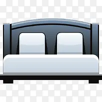 大床png矢量素材-空若网 大床png矢量素材-空若网