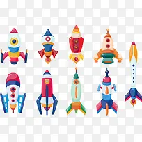 手绘火箭-空若网 手绘火箭-空若网