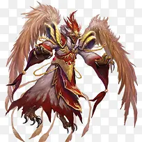 粉色游戏翅膀人物-空若网 粉色游戏翅膀人物-空若网