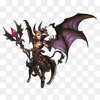 紫色翅膀游戏人物-空若网 紫色翅膀游戏人物-空若网