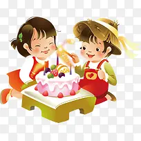 生日卡通图-空若网 生日卡通图-空若网