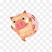 小猪插画-空若网 小猪插画-空若网