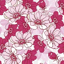 矢量花卉背景-空若网 矢量花卉背景-空若网