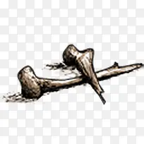 创意骨头铅笔画-空若网 创意骨头铅笔画-空若网