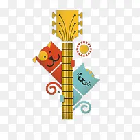 猫手绘插画-空若网 猫手绘插画-空若网