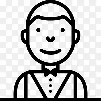 服务员图标-空若网 服务员图标-空若网