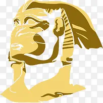 矢量手绘狮身人面像-空若网 矢量手绘狮身人面像-空若网