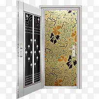 高清摄影花卉图案不锈钢铁门-空若网 高清摄影花卉图案不锈钢铁门-空若网