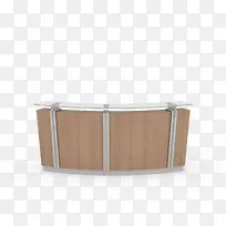 灰色条边棕色玻璃台面企业前台-空若网 灰色条边棕色玻璃台面企业前台-空若网