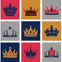 复古扁平化皇冠-空若网 复古扁平化皇冠-空若网