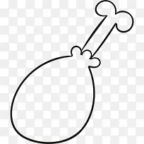 鸡大腿图标-空若网 鸡大腿图标-空若网