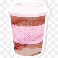 卡通水彩都市咖啡杯插画设计-空若网 卡通水彩都市咖啡杯插画设计-空若网