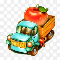 手绘货车-空若网 手绘货车-空若网