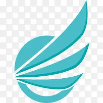 精美蓝色翅膀标签-空若网 精美蓝色翅膀标签-空若网