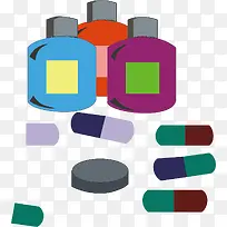 药片png矢量素材-空若网 药片png矢量素材-空若网