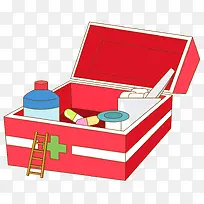 矢量药箱素材-空若网 矢量药箱素材-空若网