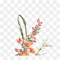 唯美水彩手绘鲜花-空若网 唯美水彩手绘鲜花-空若网