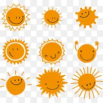 卡通微笑太阳-空若网 卡通微笑太阳-空若网