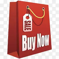 红色促销购物袋-空若网 红色促销购物袋-空若网