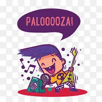 创意扁平音乐会海报-空若网 创意扁平音乐会海报-空若网