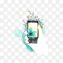 �ֻ�廭���е��ֻ�-������