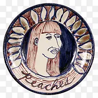 创意设计瓷盘手绘-空若网 创意设计瓷盘手绘-空若网