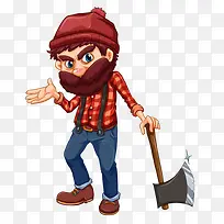 拿斧头的大胡子-空若网 拿斧头的大胡子-空若网