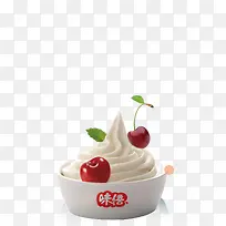 樱桃酸奶冰淇淋-空若网 樱桃酸奶冰淇淋-空若网
