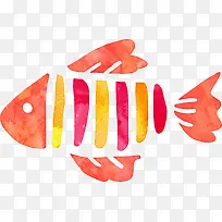 水彩清新小鱼-空若网 水彩清新小鱼-空若网