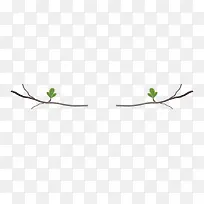 绿色叶子树枝矢量图-空若网 绿色叶子树枝矢量图-空若网
