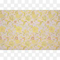 金色花纹布料背景-空若网 金色花纹布料背景-空若网