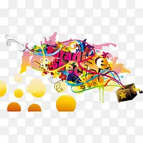 彩色促销元素-空若网 彩色促销元素-空若网