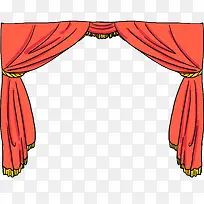 手绘帷幕-空若网 手绘帷幕-空若网