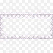 淡紫色爱心花边-空若网 淡紫色爱心花边-空若网