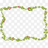 心形草装饰边框-空若网 心形草装饰边框-空若网