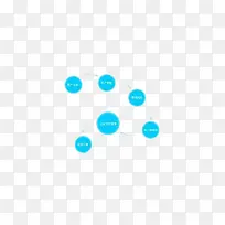 蓝色ppt数据分类图-空若网 蓝色ppt数据分类图-空若网