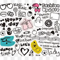 衣服潮流时尚素描-空若网 衣服潮流时尚素描-空若网