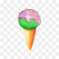 矢量图水彩铅笔画冰淇淋-空若网 矢量图水彩铅笔画冰淇淋-空若网