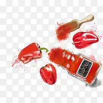 彩绘蔬菜红辣椒-空若网 彩绘蔬菜红辣椒-空若网