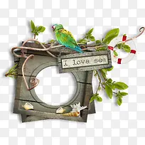 我爱大海木板圆孔-空若网 我爱大海木板圆孔-空若网