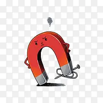 卡通磁铁小人插画-空若网 卡通磁铁小人插画-空若网