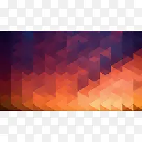 黄蓝色渐变三角形立体壁纸-空若网 黄蓝色渐变三角形立体壁纸-空若网