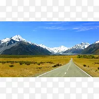 山峰荒野公路摄影图-空若网 山峰荒野公路摄影图-空若网