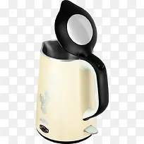 白色简约花纹电热壶厨房用品-空若网 白色简约花纹电热壶厨房用品-空若网