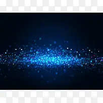 蓝色星光背景素材-空若网 蓝色星光背景素材-空若网