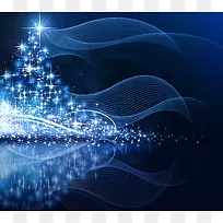 蓝色梦幻线条背景-空若网 蓝色梦幻线条背景-空若网