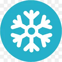 扁平化图标雪花-空若网 扁平化图标雪花-空若网