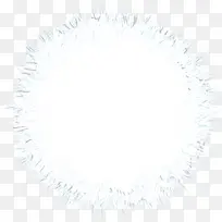 白色可爱放射雪花-空若网 白色可爱放射雪花-空若网