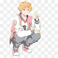 手绘姿势男生创意-空若网 手绘姿势男生创意-空若网